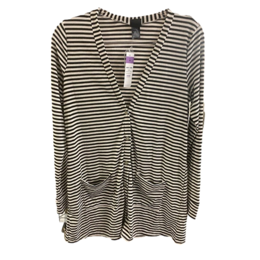 Agnes and Dora striped cardigan size medium